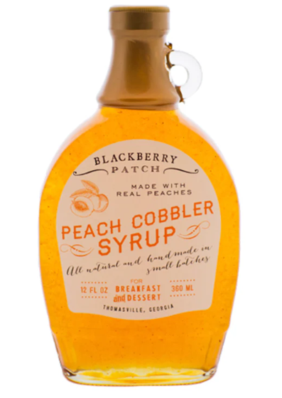 Blackberry Patch Peach Cobbler Syrup