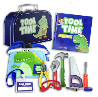 Tool Time with T-Rex Children's Book Set